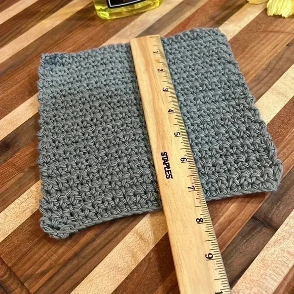 100% Cotton Handmade Washcloths - Set of 3 - Picture 10 of 11